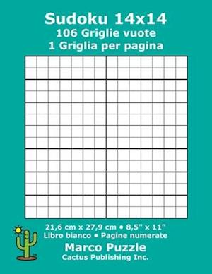 Sudoku 14x14 - 106 Griglie vuote