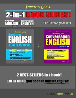 Preston Lee's 2-in-1 Book Series! Beginner English 1000 Words & Conversation English Lesson 1 - 20 For Korean Speakers