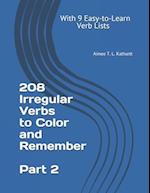 208 Irregular Verbs to Color and Remember