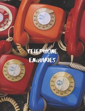 telephone enquiries pad