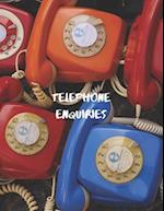 telephone enquiries pad