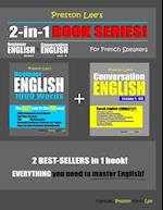 Preston Lee's 2-in-1 Book Series! Beginner English 1000 Words & Conversation English Lesson 1 - 60 For French Speakers