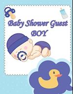 Baby Shower Guest Boy book