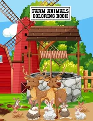 Farm Animals Coloring Book