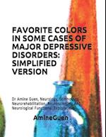 Favorite Colors in Some Cases of Major Depressive Disorders