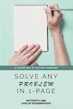 Solve Any Problem In 1-Page