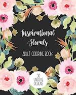 Inspirational Florals Adult Coloring Book