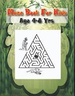 Maze Book For Kids Age 4-8 Yrs