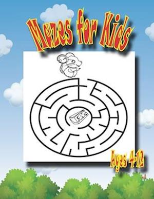 Mazes for Kids Ages 4-12