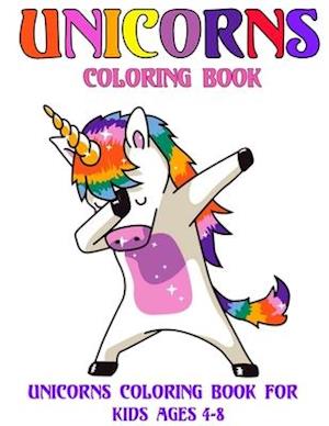 UNICORNS Coloring Book for kids ages 4-8