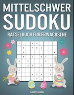 Mittelschwer Sudoku Rätselbuch für Erwachsene