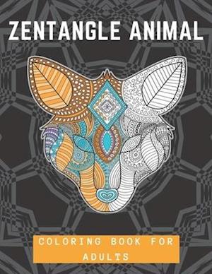 Zentangle Animal Coloring Book For Adults