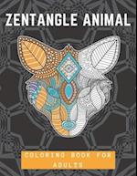 Zentangle Animal Coloring Book For Adults