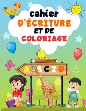 Cahier d'écriture et de coloriage