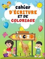 Cahier d'écriture et de coloriage