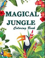 Magical Jungle Coloring Book