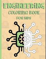 Engineering coloring book for kids