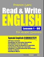 Preston Lee's Read & Write English Lesson 1 - 60 For Arabic Speakers