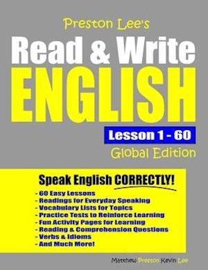 Preston Lee's Read & Write English Lesson 1 - 60 Global Edition