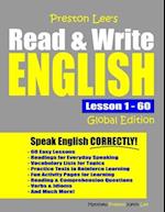 Preston Lee's Read & Write English Lesson 1 - 60 Global Edition