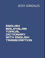 English Malayalam Topical Dictionary with English Transcription