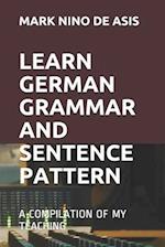 Learn German Grammar and Sentence Pattern