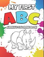 My First ABC Animals Coloring Book