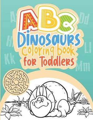 ABC Dinosaurs Coloring Book for Toddlers