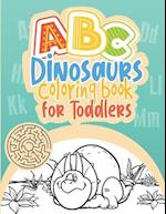 ABC Dinosaurs Coloring Book for Toddlers