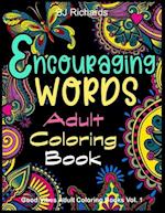 Encouraging Words Adult Coloring Book