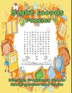 Sight Words Puzzles: 300 High Frequency Words Kindergarten-2nd grade 