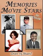 Memories: Movie Stars Memory Lane For Seniors with Dementia [In Color, Large Print Picture Book] 
