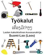 Suomi-Lao (Laos) Työkalut Lasten kaksikielinen kuvasanakirja