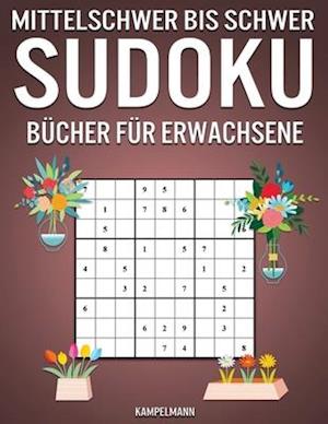 Mittelschwer Bis Schwer Sudoku Bücher für Erwachsene