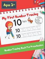 My First Number Tracing Book For Preschoolers