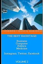 THE BEST HASHTAGS Business Computer Politics Medicine Instagram, Twitter, Facebook