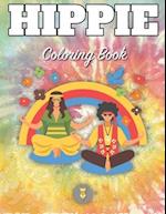 Hippie Coloring Book