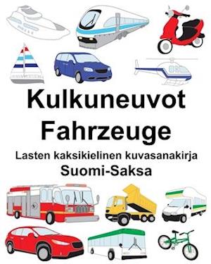 Suomi-Saksa Kulkuneuvot/Fahrzeuge Lasten kaksikielinen kuvasanakirja