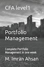 CFA level1: Portfolio Management : Complete Portfolio Management in one week 