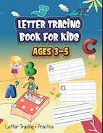 Letter Tracing Book for Kids Ages 3-5