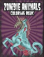 Zombie Animals Coloring Book