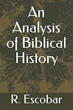 An Analysis of Biblical History