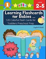 Learning Flashcards for Babies 120 Colorful Flash Cards for Toddlers Preschool Prep English Dutch