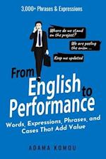 From English to Performance