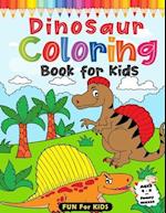 Dinosaur Coloring Book For Kids Ages 4-8