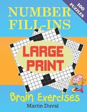 Number Fill-Ins Brain Exercises