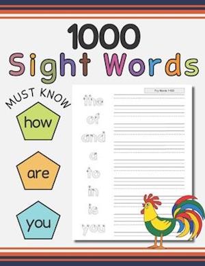 1000 Sight words