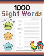 1000 Sight words