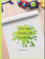 200 Kids Suduko 6x6 Puzzle Book.