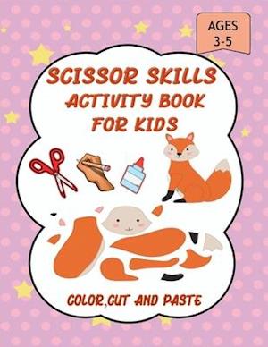 Scissor Skills Activity Book for Kids